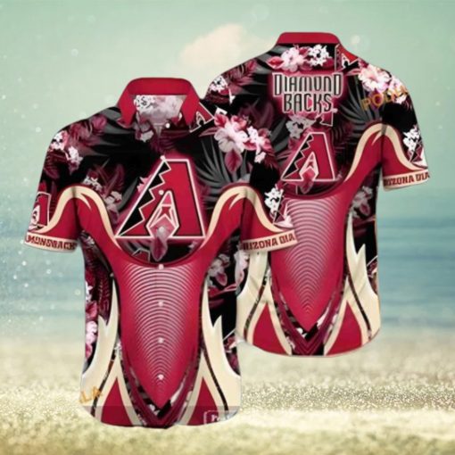 MLB Arizona Diamondbacks Hawaiian Shirt, Beach Lover’s Tropical Flower Choice