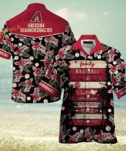 MLB Arizona Diamondbacks Hawaiian Shirt, Family Baseball Beach Outfit