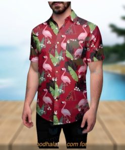 MLB Arizona Diamondbacks Hawaiian Shirt, Flamingo & Banana Leaf Design