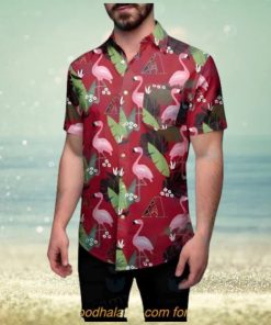 MLB Arizona Diamondbacks Hawaiian Shirt, Flamingo & Banana Leaf Design