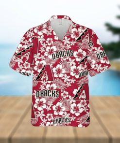 MLB Arizona Diamondbacks Hawaiian Shirt, Hibiscus Pattern Unique Look