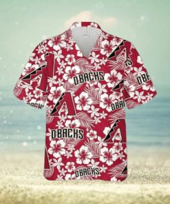 MLB Arizona Diamondbacks Hawaiian Shirt, Hibiscus Pattern Unique Look