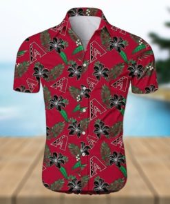 MLB Arizona Diamondbacks Hawaiian Shirt, Red Aloha Tropical Style