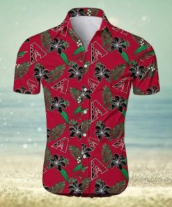 MLB Arizona Diamondbacks Hawaiian Shirt, Red Aloha Tropical Style