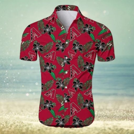 MLB Arizona Diamondbacks Hawaiian Shirt, Red Aloha Tropical Style