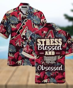 MLB Arizona Diamondbacks Hawaiian Shirt, Stress Free Blessed Attire