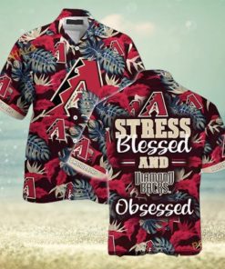 MLB Arizona Diamondbacks Hawaiian Shirt, Stress Free Blessed Attire