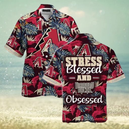 MLB Arizona Diamondbacks Hawaiian Shirt, Stress Free Blessed Attire