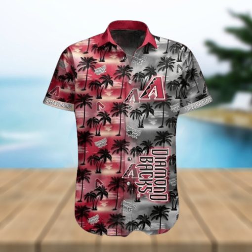 MLB Arizona Diamondbacks Hawaiian Shirt, Trendy Coconut Trees Summer Wear