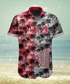 MLB Arizona Diamondbacks Hawaiian Shirt, Trendy Coconut Trees Summer Wear