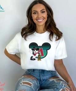 MLB Arizona Diamondbacks The Commissioner's Trophy Mickey Mouse Disney Baseball T Shirt