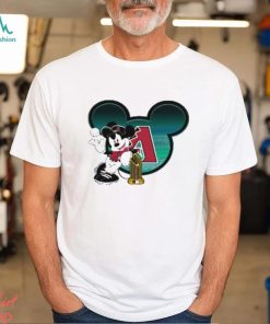 MLB Arizona Diamondbacks The Commissioner's Trophy Mickey Mouse Disney Baseball T Shirt