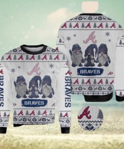 MLB Atlanta Braves Christmas Gnomes Ugly Sweater