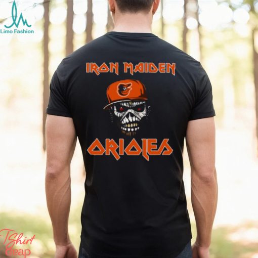 MLB Baltimore Orioles Iron Maiden Rock Band Music Baseball Sports shirt