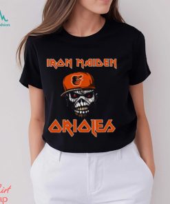 MLB Baltimore Orioles Iron Maiden Rock Band Music Baseball Sports shirt