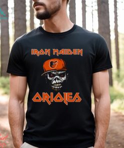 MLB Baltimore Orioles Iron Maiden Rock Band Music Baseball Sports shirt