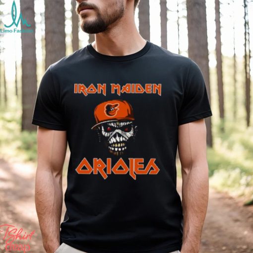 MLB Baltimore Orioles Iron Maiden Rock Band Music Baseball Sports shirt