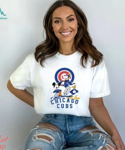 MLB Chicago Cubs Mickey Mouse Donald Duck Goofy Baseball T Shirt