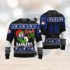 3D All Over Print Wild Turkey Bourbon Whiskey Ugly Christmas Sweater Perfect Holiday Gift