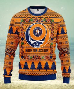 MLB Houston Astros Grateful Dead Ugly Christmas Sweater