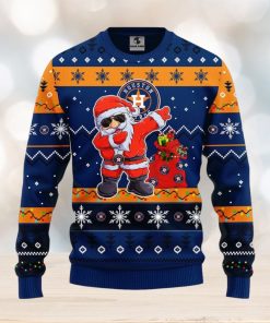 MLB Houston Astros Santa Claus Dabbing Ugly Christmas Sweater