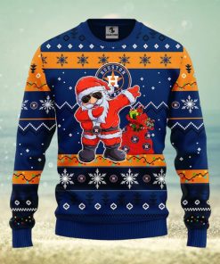 MLB Houston Astros Santa Claus Dabbing Ugly Christmas Sweater