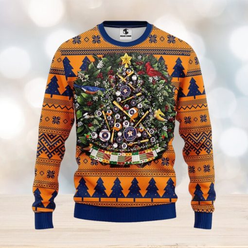MLB Houston Astros Xmas Tree Ugly Christmas Sweater