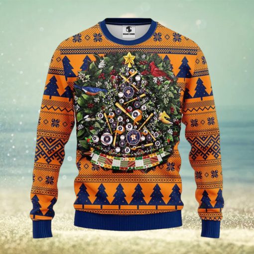 MLB Houston Astros Xmas Tree Ugly Christmas Sweater