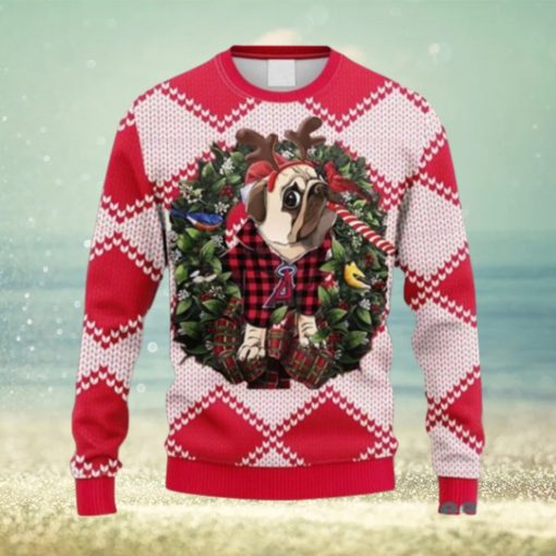 MLB Los Angeles Angels Pub Dog Ugly Christmas Sweater