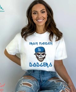 MLB Los Angeles Dodgers Iron Maiden Rock Band Music Baseball Sports shirt