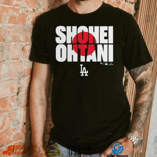 MLB Men’s Los Angeles Dodgers Shohei Ohtani Royal ‘Sun’ T Shirt