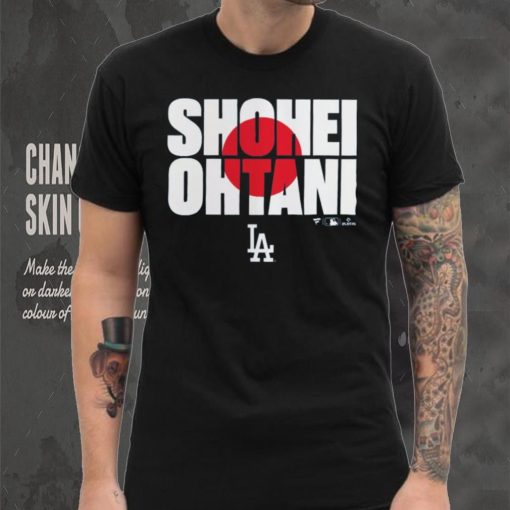 MLB Men’s Los Angeles Dodgers Shohei Ohtani Royal ‘Sun’ T Shirt