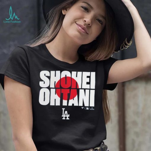 MLB Men’s Los Angeles Dodgers Shohei Ohtani Royal ‘Sun’ T Shirt