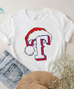 MLB Texas Rangers baseball Santa hat logo shirt, hoodie, sweater, long sleeve and tank top MLB Texas Rangers baseball Santa hat logo shirt