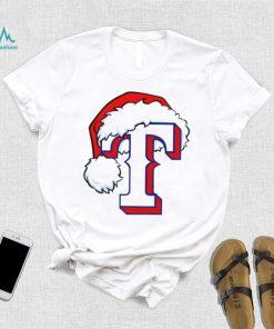 MLB Texas Rangers baseball Santa hat logo shirt, hoodie, sweater, long sleeve and tank top MLB Texas Rangers baseball Santa hat logo shirt