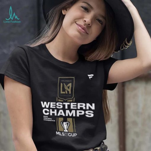 MLS Adult 2023 Conference Champions Los Angeles FC Locker Room T Shirt