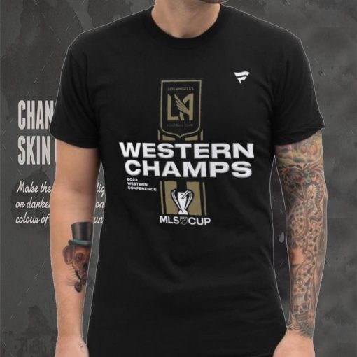 MLS Adult 2023 Conference Champions Los Angeles FC Locker Room T Shirt