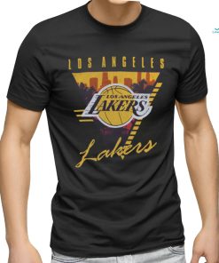M&N Los Angeles Lakers Tri Logo Tee shirt