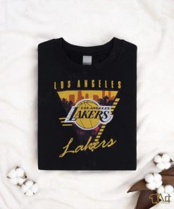 M&N Los Angeles Lakers Tri Logo Tee shirt
