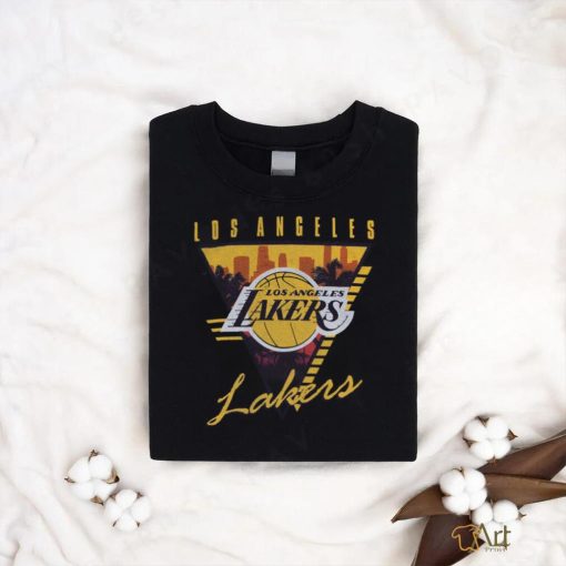 M&N Los Angeles Lakers Tri Logo Tee shirt