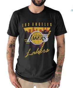 M&N Los Angeles Lakers Tri Logo Tee shirt