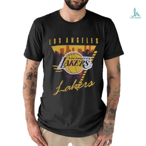 M&N Los Angeles Lakers Tri Logo Tee shirt