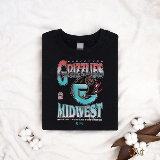 M&N Vancouver Grizzlies Metallic Tee shirt