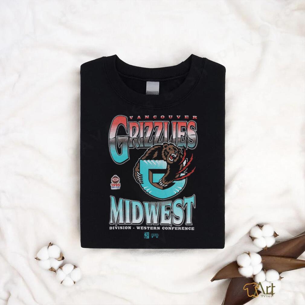 M&N Vancouver Grizzlies Metallic Tee shirt M&N Vancouver Grizzlies Metallic Tee shirt