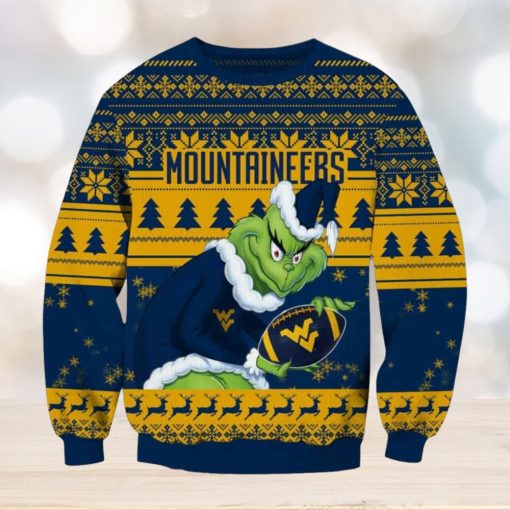 MOUNTAINEERS GRNCH CHRISTMAS UGLY SWEATER