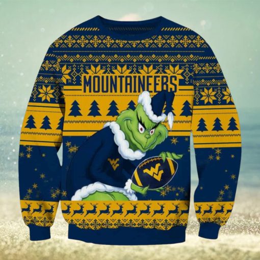 MOUNTAINEERS GRNCH CHRISTMAS UGLY SWEATER