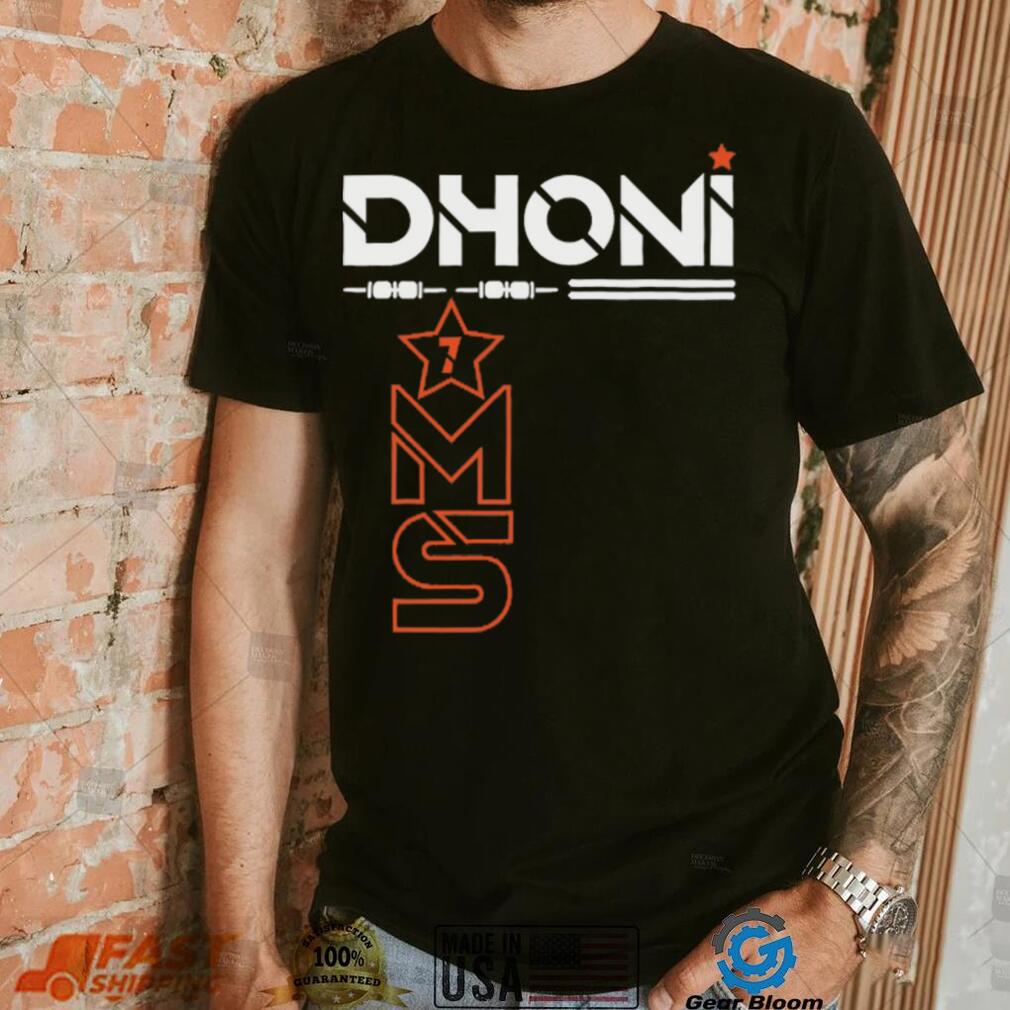 MS Dhoni Mahendra Singh Dhoni Memorabilia T Shirt MS Dhoni Mahendra Singh Dhoni Memorabilia T Shirt