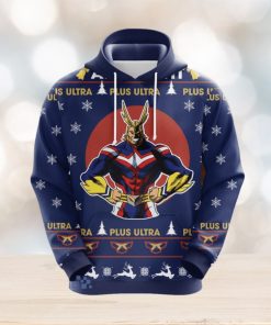MY HERO ACADEMIA All Might Ugly Christmas Pullover Hoodie