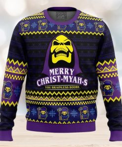 MYAH rry Christ MYAHs He Man Ugly Christmas Sweater