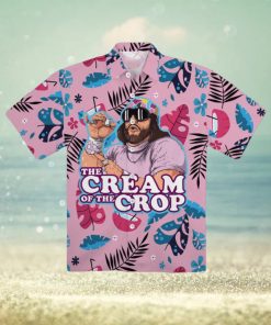 Macho Man Hawaiian Shirt And Shorts The Cream Of The Crop Randy Savage Tropical Aloha Shirt Macho Man Wwe Halloween Costumes